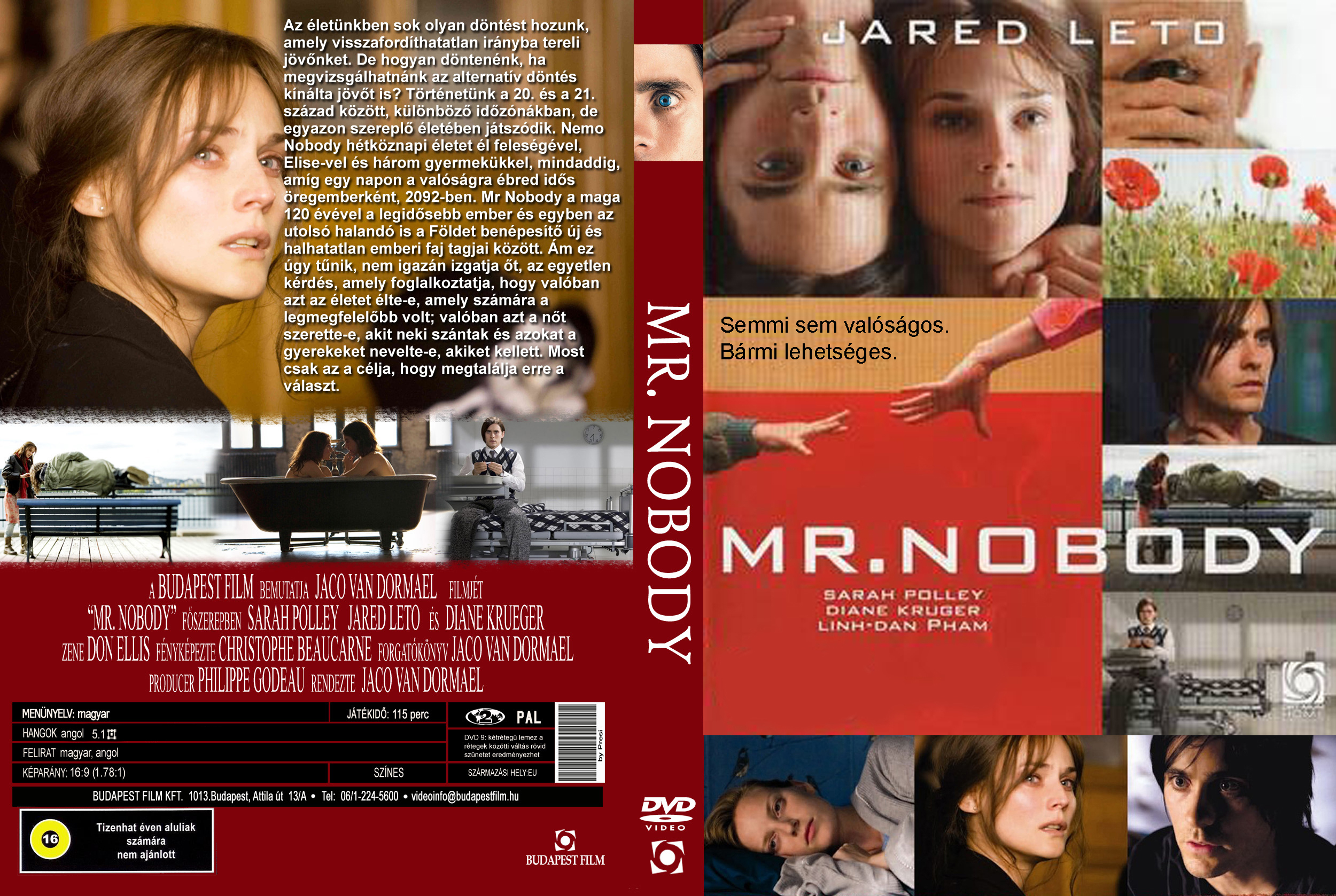 Coversclub Magyar Blu Ray Dvd Boritok Es Cd Boritok Klubja Mr Nobody Piligrim