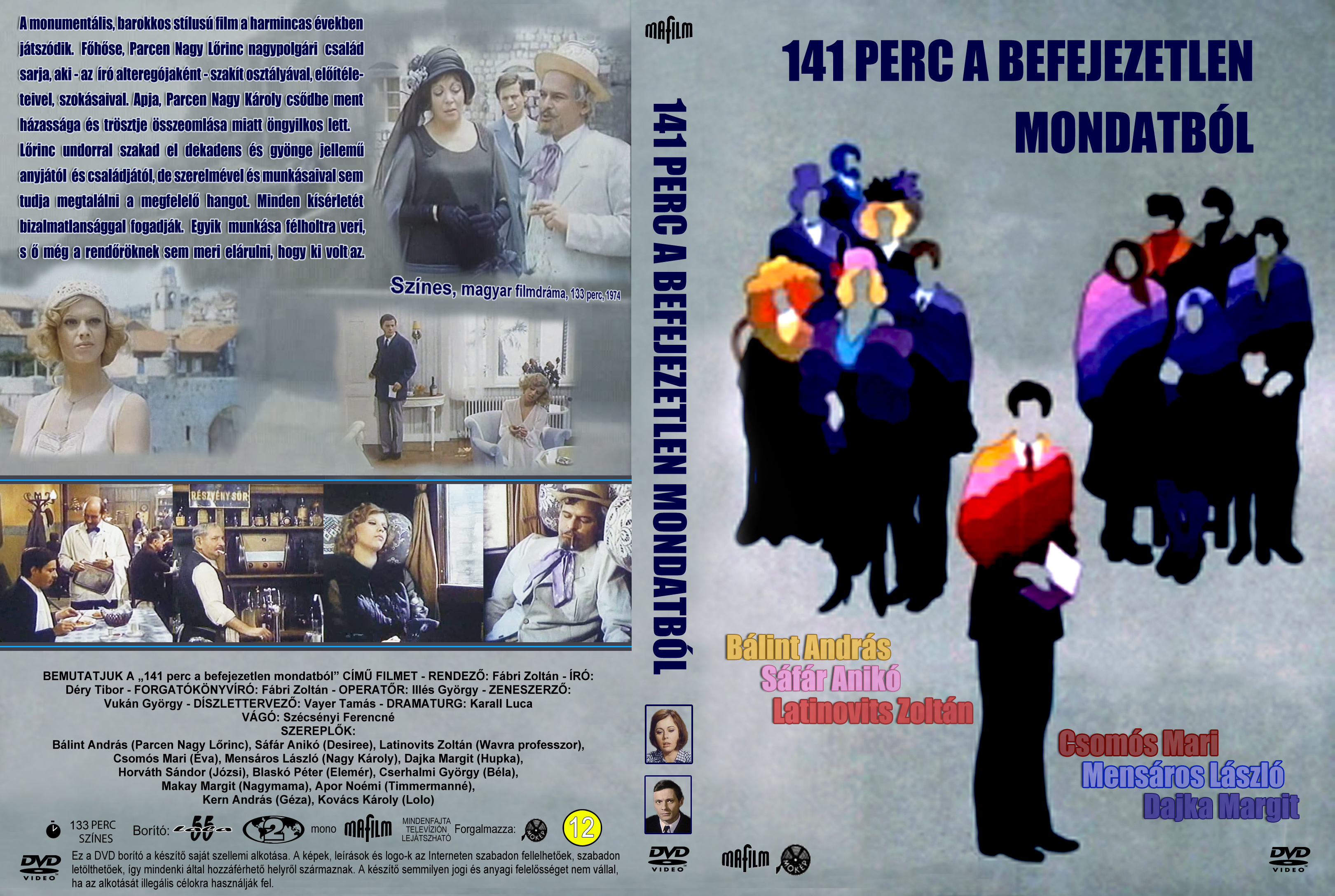 Coversclub Magyar Blu Ray Dvd Boritok Es Cd Boritok Klubja 141 Perc A Befejezetlen Mondatbol Lala55