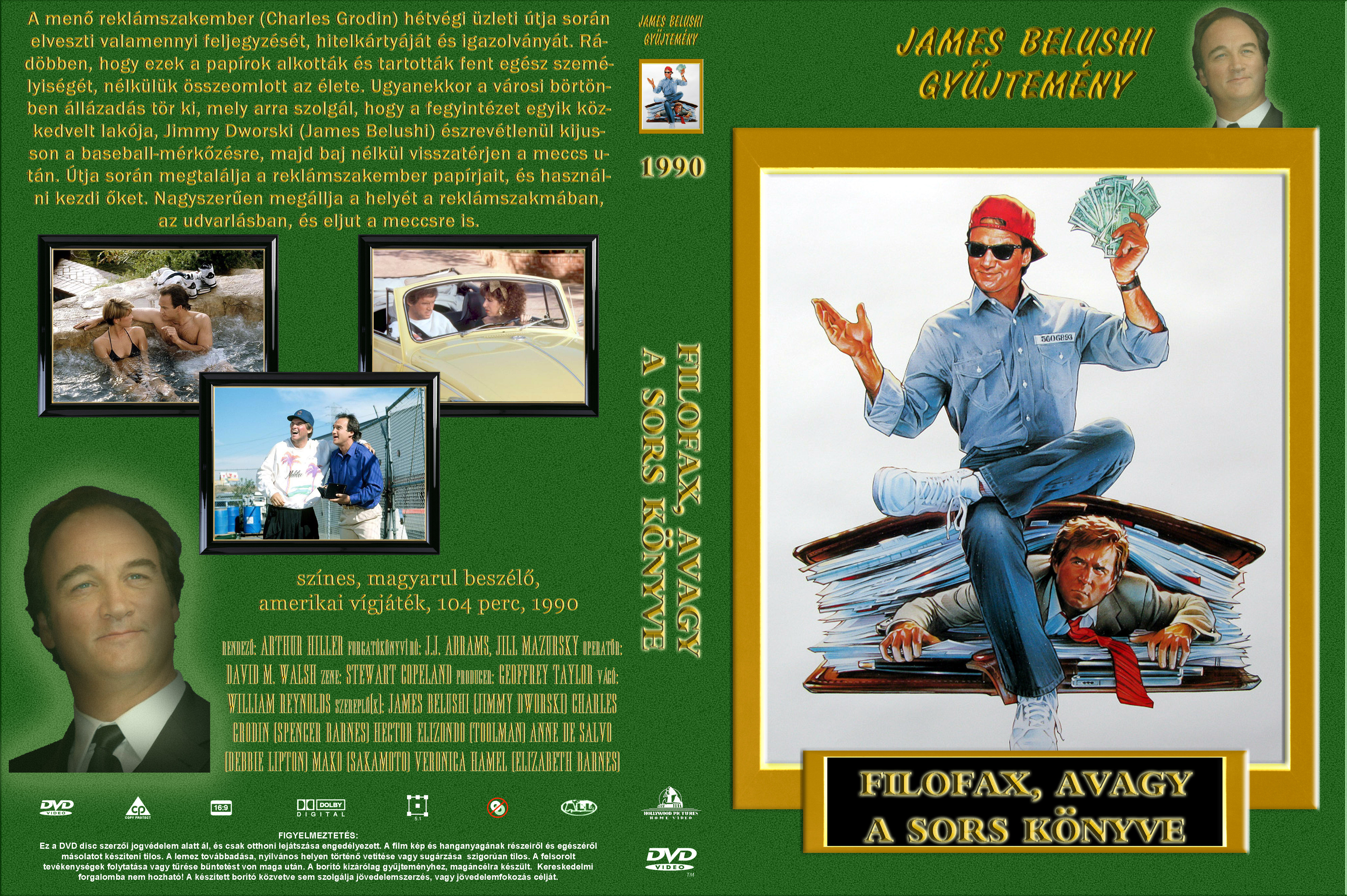 Coversclub Magyar Blu Ray Dvd Boritok Es Cd Boritok Klubja Filofax Avagy A Sors Konyve James Belushi Gyujtemeny Steelheart66