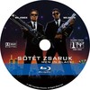 Men in Black 1-2 - Sötét zsaruk 1-2 (jencius) DVD borító CD1 label Letöltése