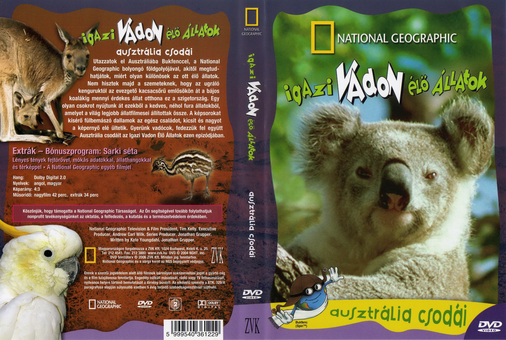 Coversclub Magyar Blu Ray Dvd Boritok Es Cd Boritok Klubja Igazi Vadon Elo Allatok Ausztralia Csodai