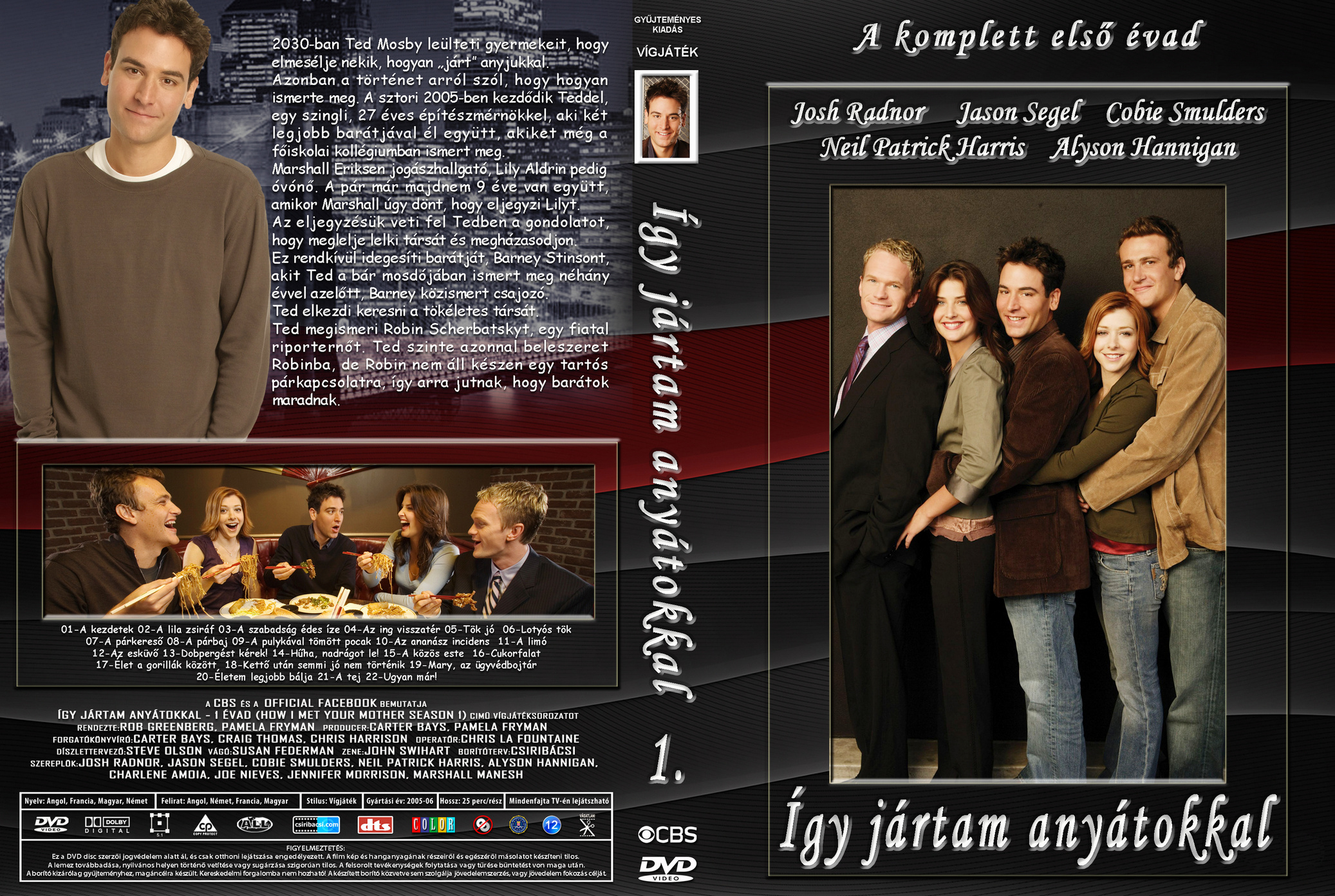 Coversclub Magyar Blu Ray Dvd Boritok Es Cd Boritok Klubja Igy Jartam Anyatokkal 1 Evad Normal Csiribacsi