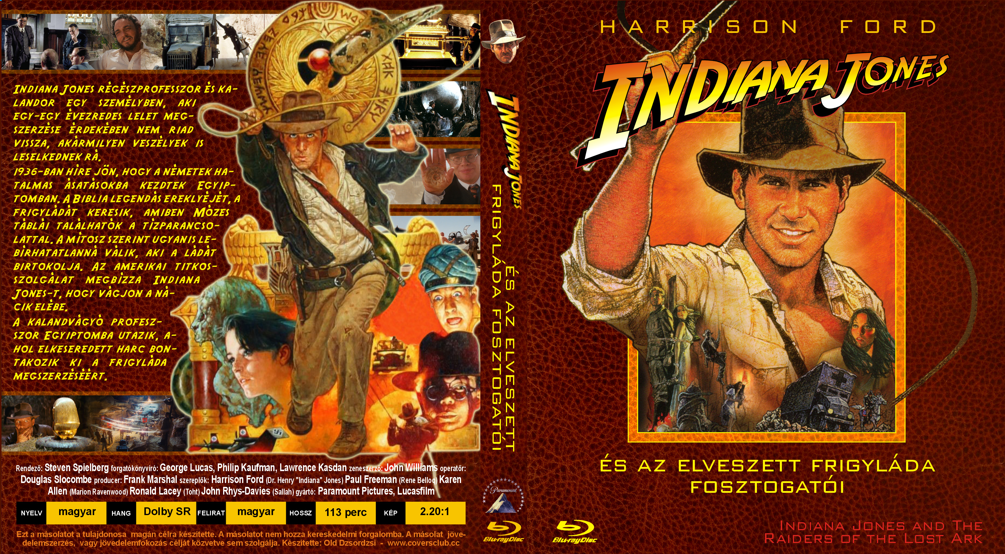 Coversclub Magyar Blu Ray Dvd Boritok Es Cd Boritok Klubja Indiana Jones Es Az Elveszett Frigylada Fosztogatoi Old Dzsordzsi