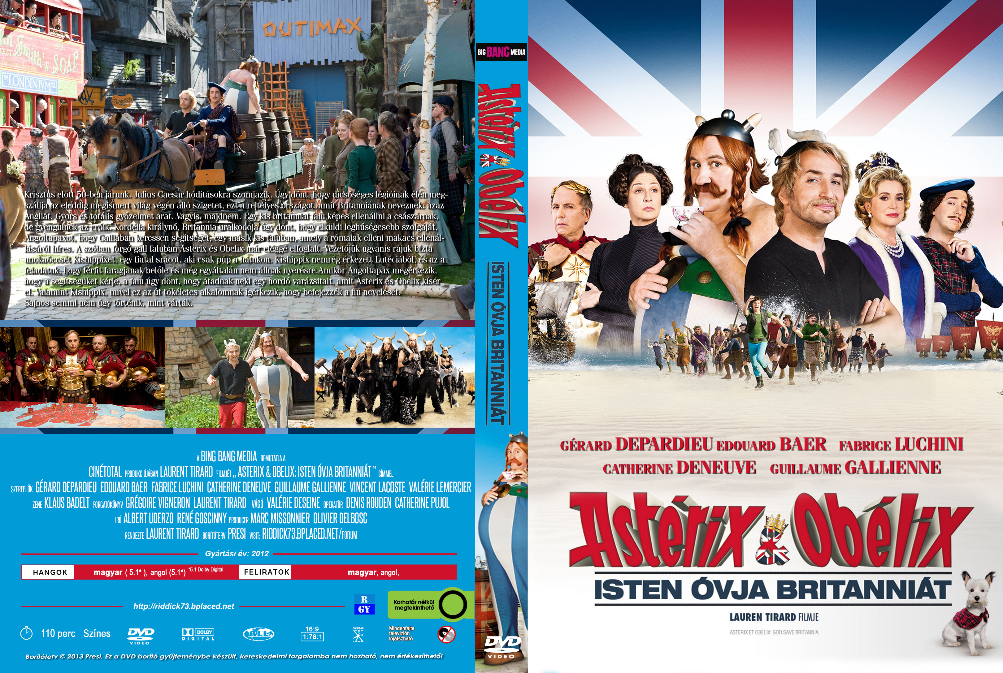 Coversclub Magyar Blu Ray Dvd Boritok Es Cd Boritok Klubja Asterix Es Obelix Isten Ovja Britanniat Presi