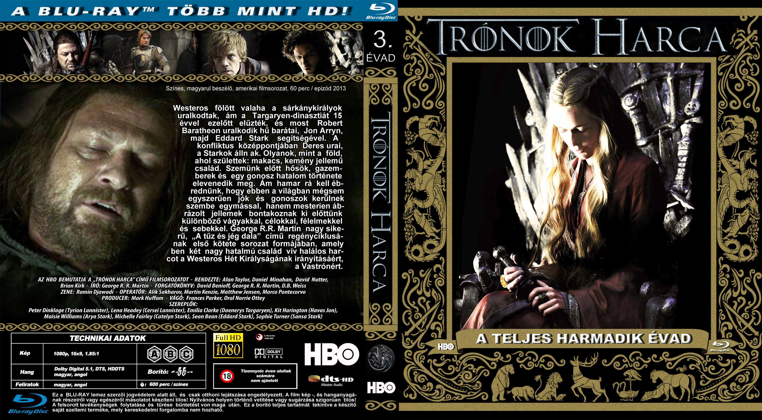 Coversclub Magyar Blu Ray Dvd Boritok Es Cd Boritok Klubja Tronok Harca 3 Evad Lala55