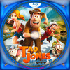 Tad Jones csudálatos kalandjai 3D (debrigo) DVD borító CD1 label Letöltése
