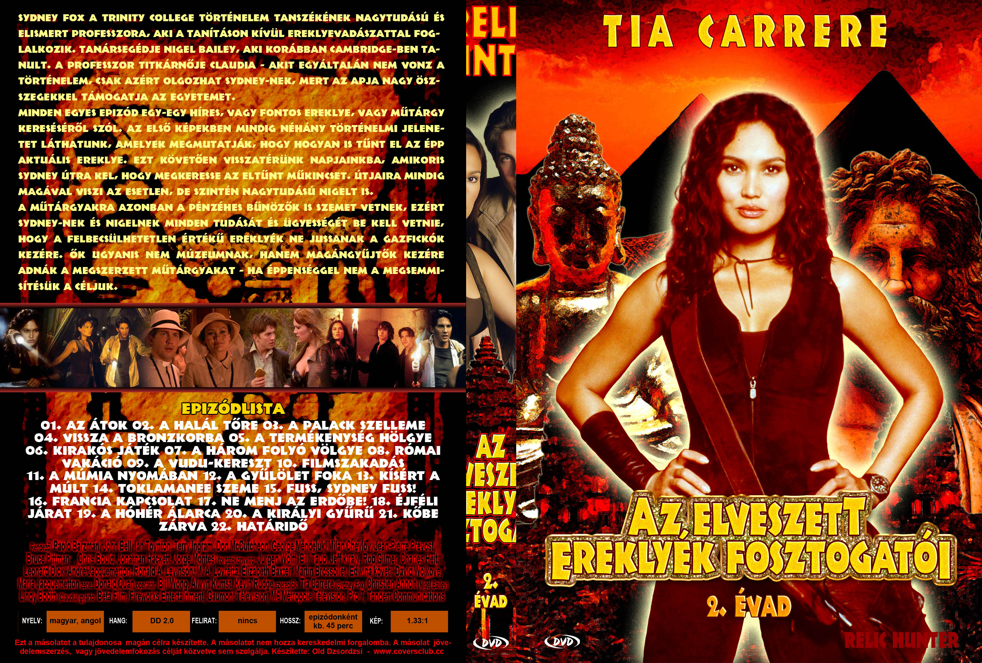 Coversclub Magyar Blu Ray Dvd Boritok Es Cd Boritok Klubja Az Elveszett Ereklyek Fosztogatoi 2 Evad Gerinces Old Dzsordzsi