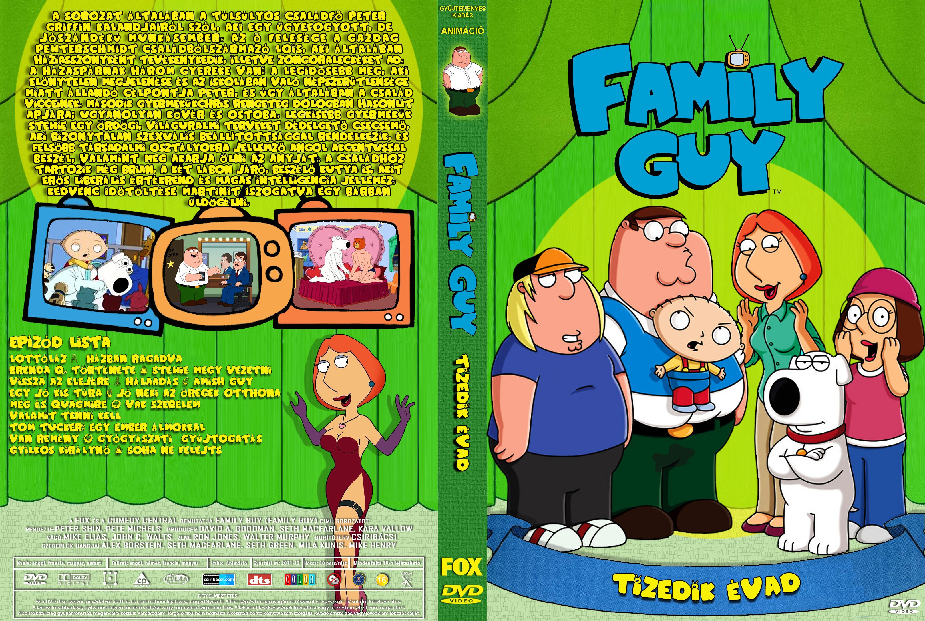 Coversclub Magyar Blu Ray Dvd Boritok Es Cd Boritok Klubja Family Guy 10 Evad Csiribacsi Jpg