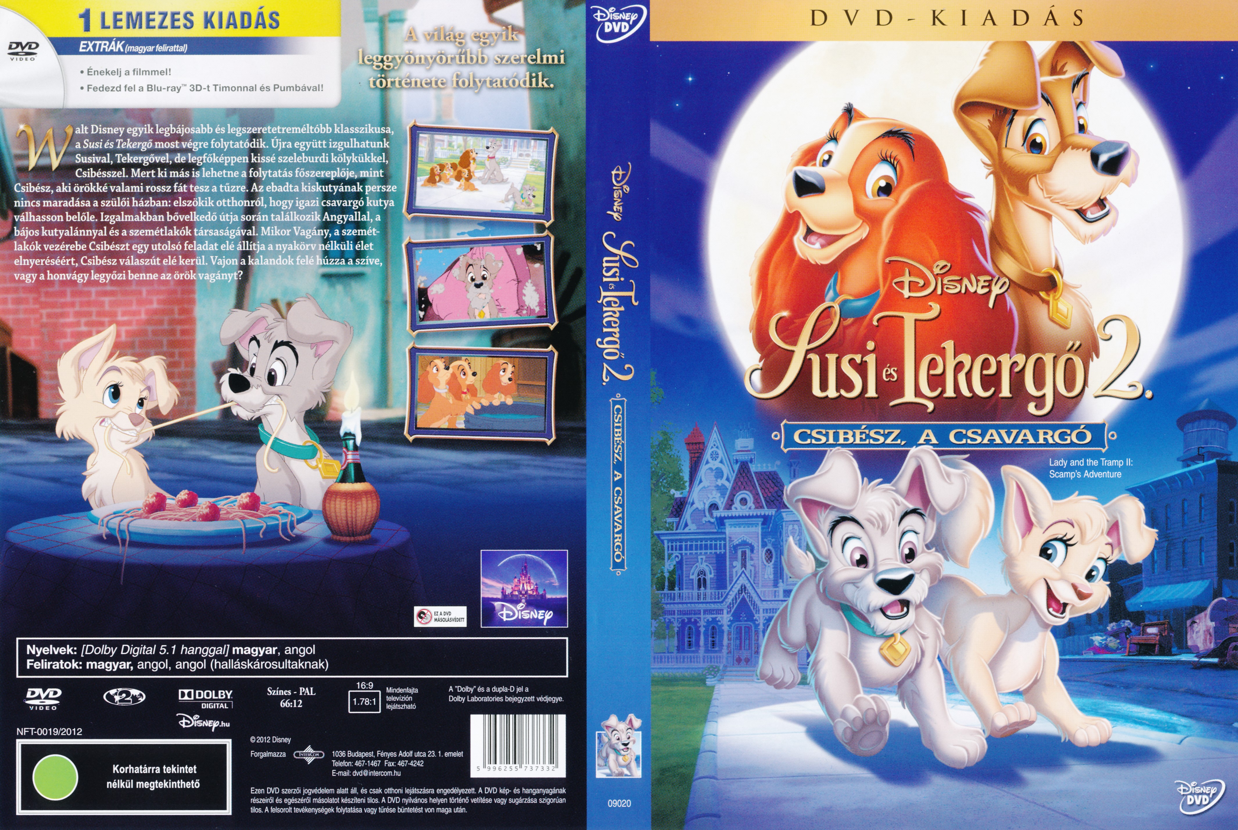 Coversclub Magyar Blu Ray Dvd Boritok Es Cd Boritok Klubja Susi Es Tekergo 2 Csibesz A Csavargo Uj Kiadas