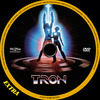 Tron (Extra) DVD borító CD1 label Letöltése