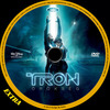 Tron - Örökség (Extra) DVD borító CD1 label Letöltése