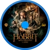 A hobbit - Smaug pusztasága 3D DVD borító CD1 label Letöltése