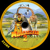 Madagaszkár 2 (Extra) DVD borító CD1 label Letöltése