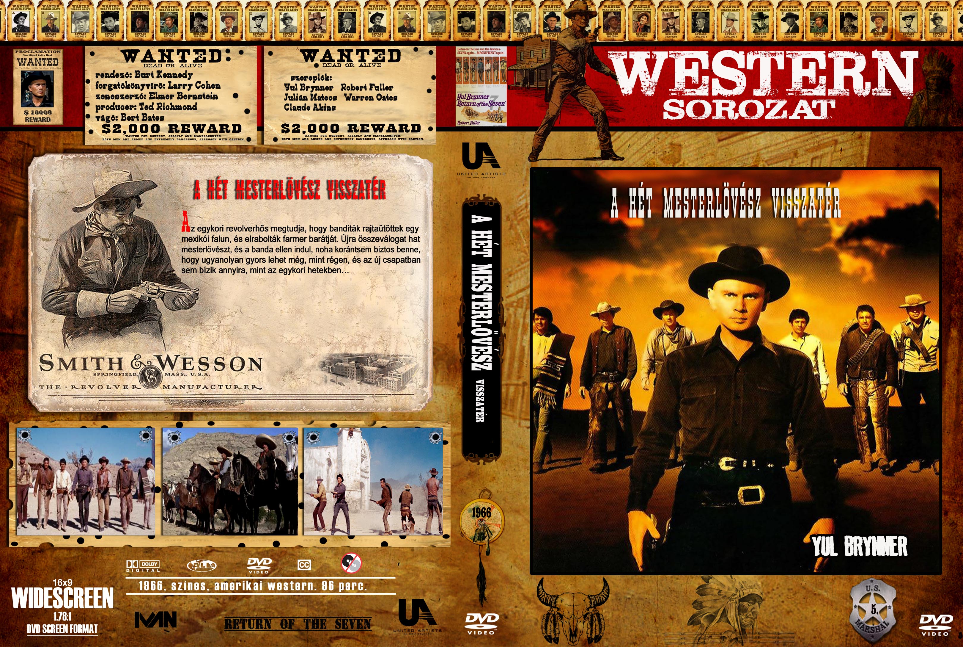 Coversclub Magyar Blu Ray Dvd Boritok Es Cd Boritok Klubja Western Sorozat A Het Mesterlovesz Visszater Ivan