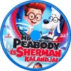 Mr. Peabody és Sherman kalandjai 3D (Leslius) DVD borító CD1 label Letöltése