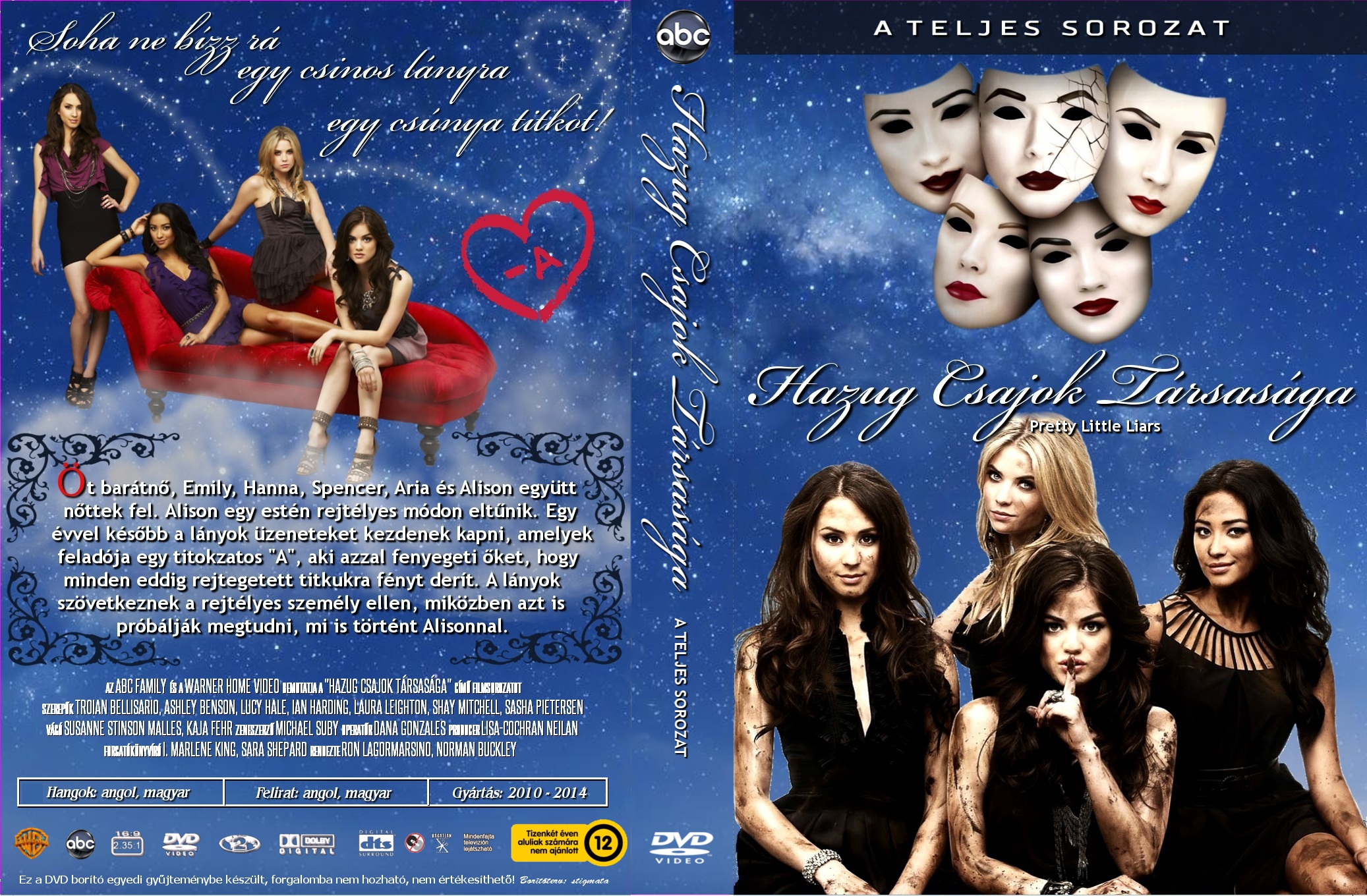 Coversclub Magyar Blu Ray Dvd Boritok Es Cd Boritok Klubja Hazug Csajok Tarsasaga A Teljes Sorozat Stigmata