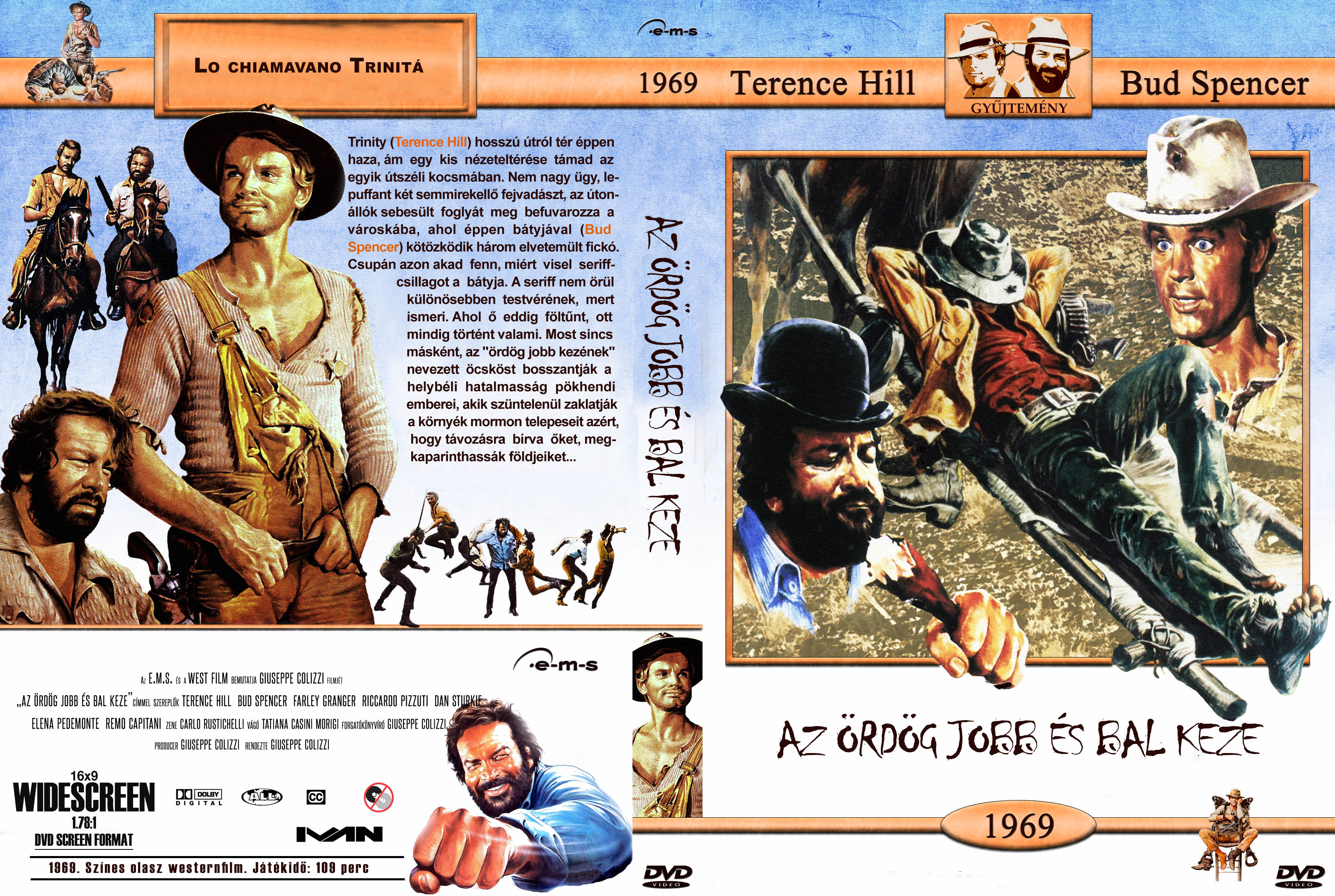Coversclub Magyar Blu Ray Dvd Boritok Es Cd Boritok Klubja Bud Spencer Terence Hill Sorozat Az Ordog Jobb Es Bal Keze Ivan