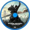 A majmok bolygója - Forradalom 3D (Leslius) DVD borító CD1 label Letöltése