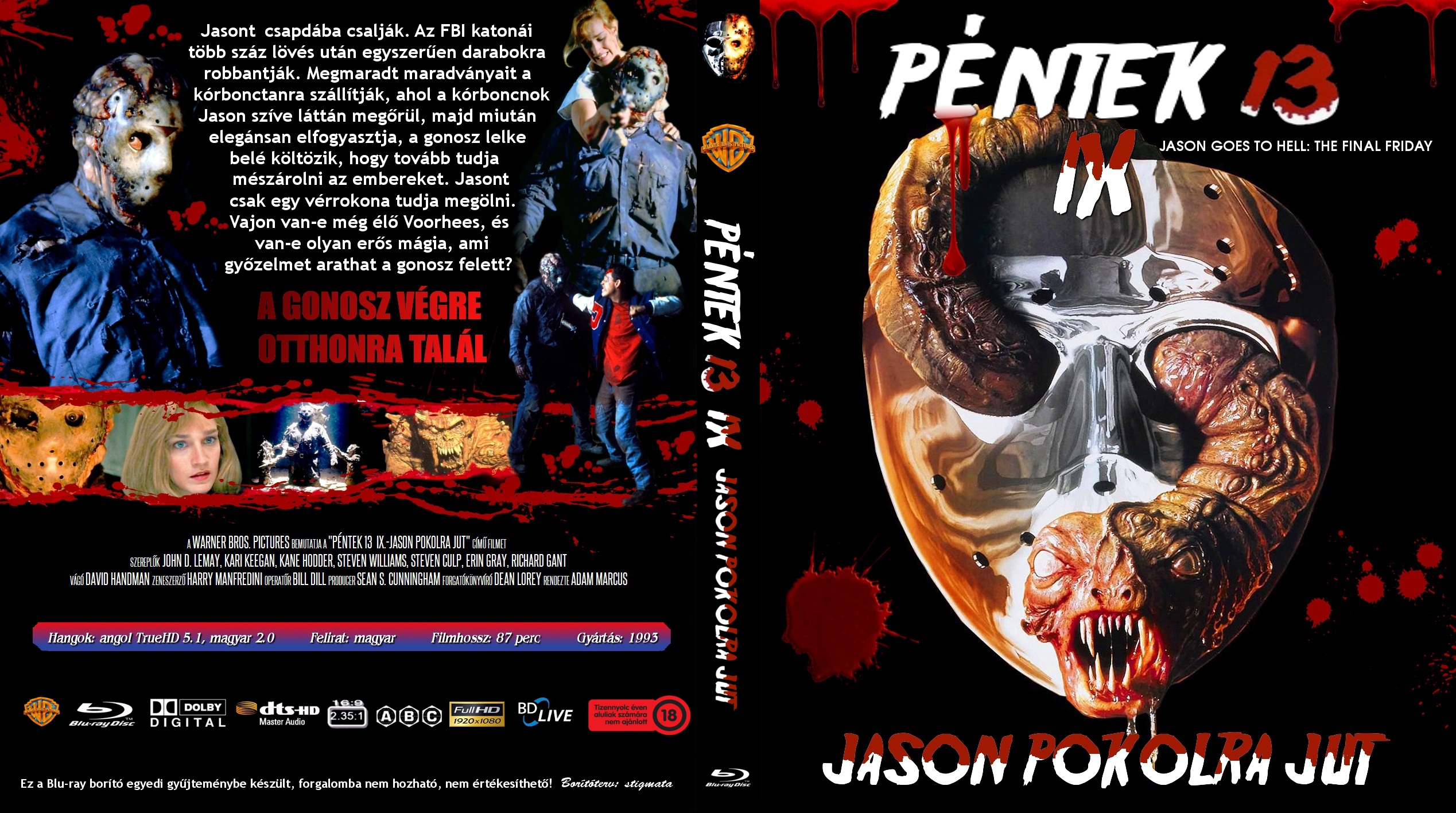 Coversclub Magyar Blu Ray Dvd Boritok Es Cd Boritok Klubja Pentek 13 9 Resz Jason Pokolra Jut Stigmata