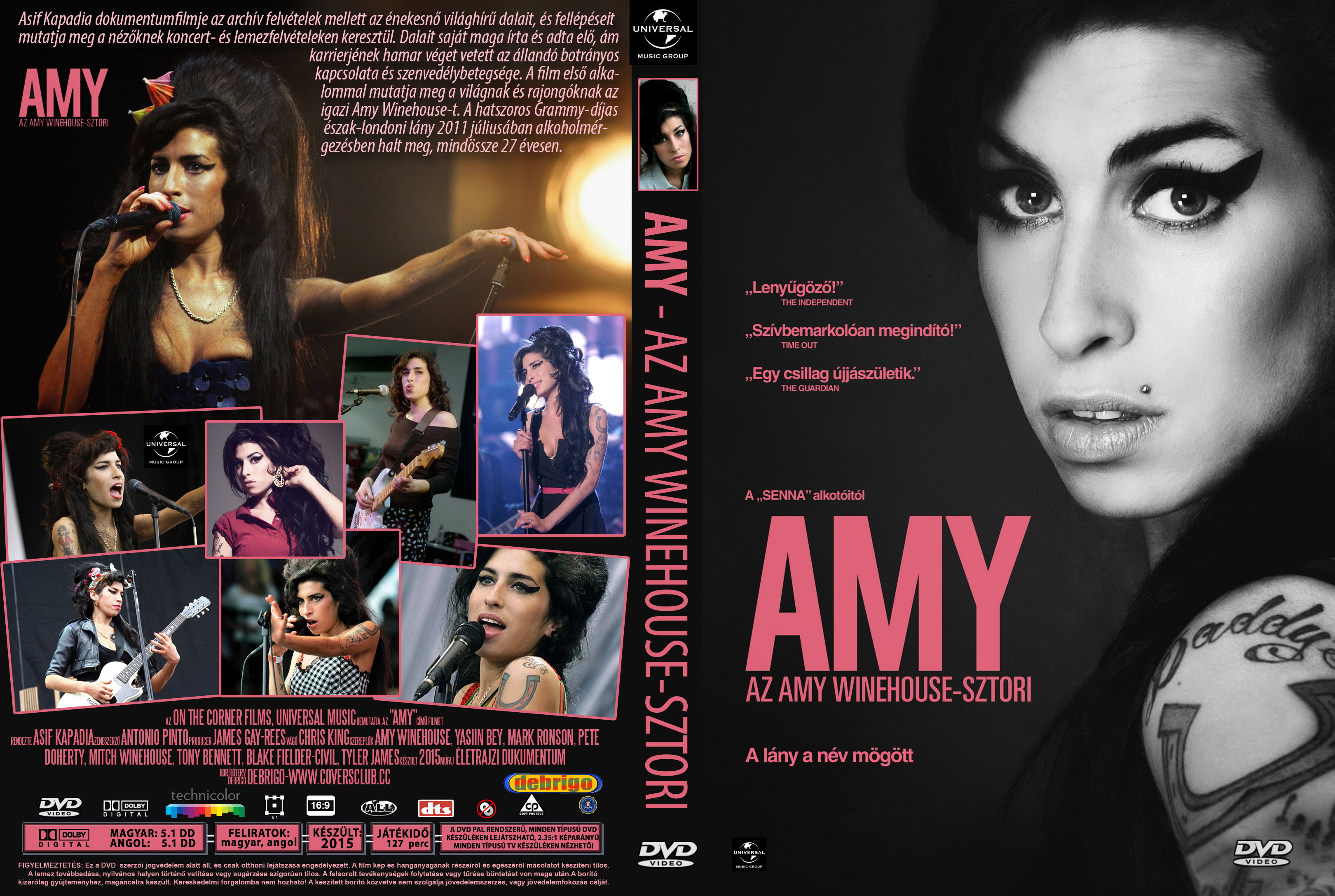 Coversclub Magyar Blu Ray Dvd Boritok Es Cd Boritok Klubja Amy Az Amy Winehouse Sztori Debrigo