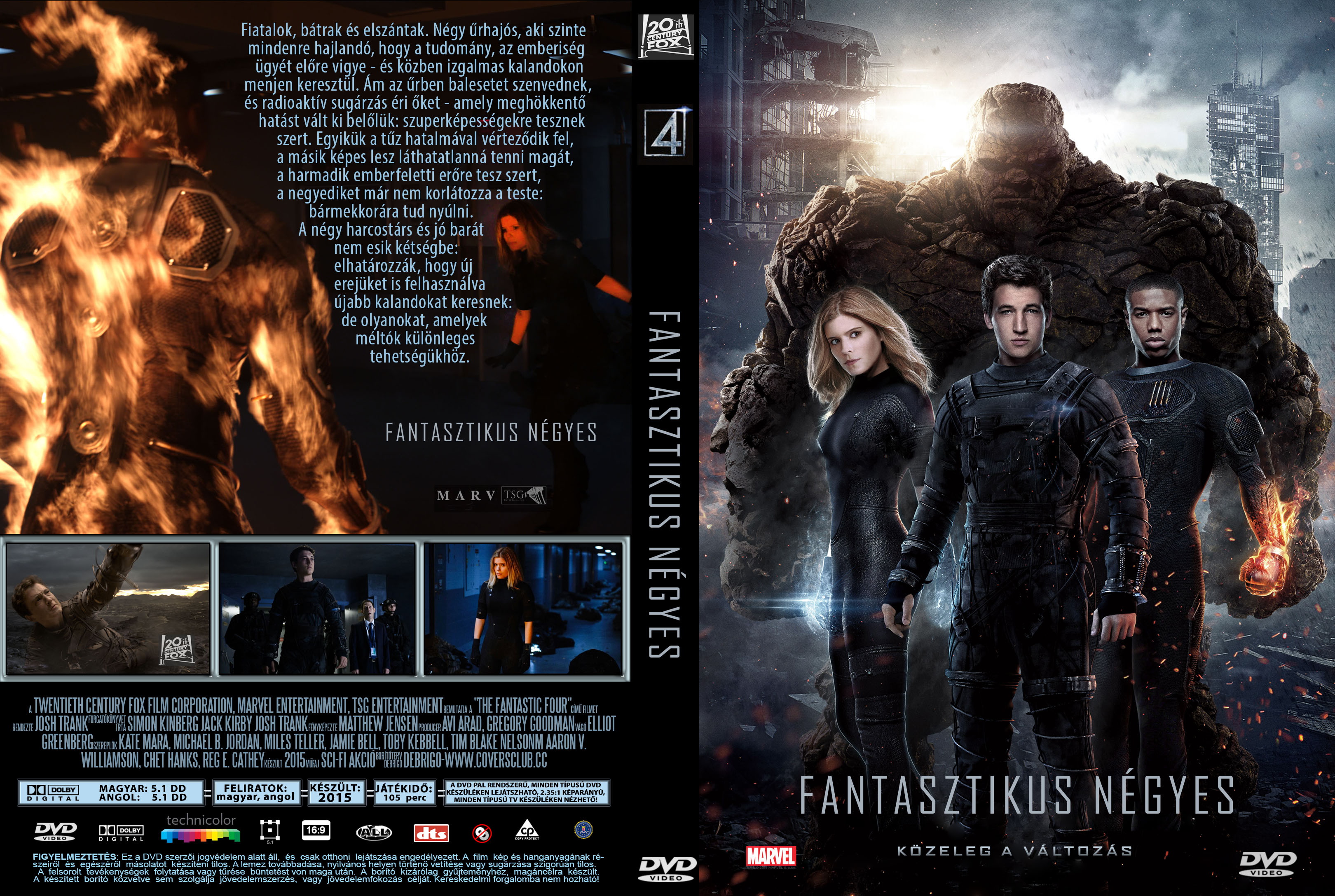 Coversclub Magyar Blu Ray Dvd Boritok Es Cd Boritok Klubja Fantasztikus Negyes 2015 V2 Debrigo
