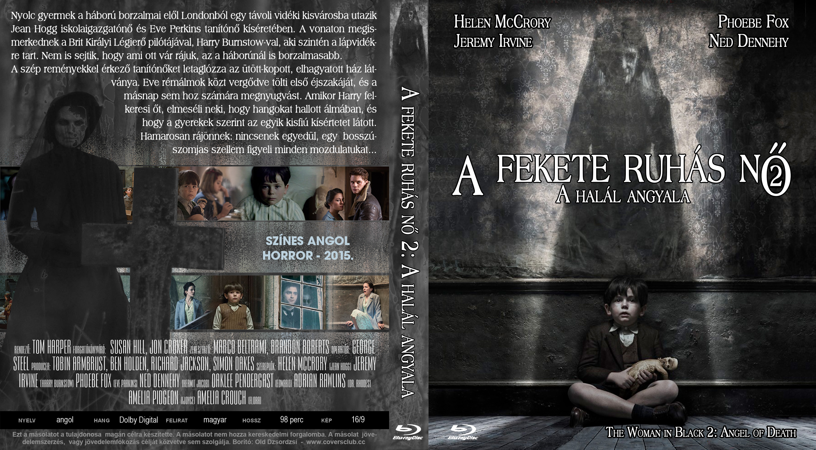 Coversclub Magyar Blu Ray Dvd Boritok Es Cd Boritok Klubja A Fekete Ruhas No 2 A Halal Angyala V2 Old Dzsordzsi