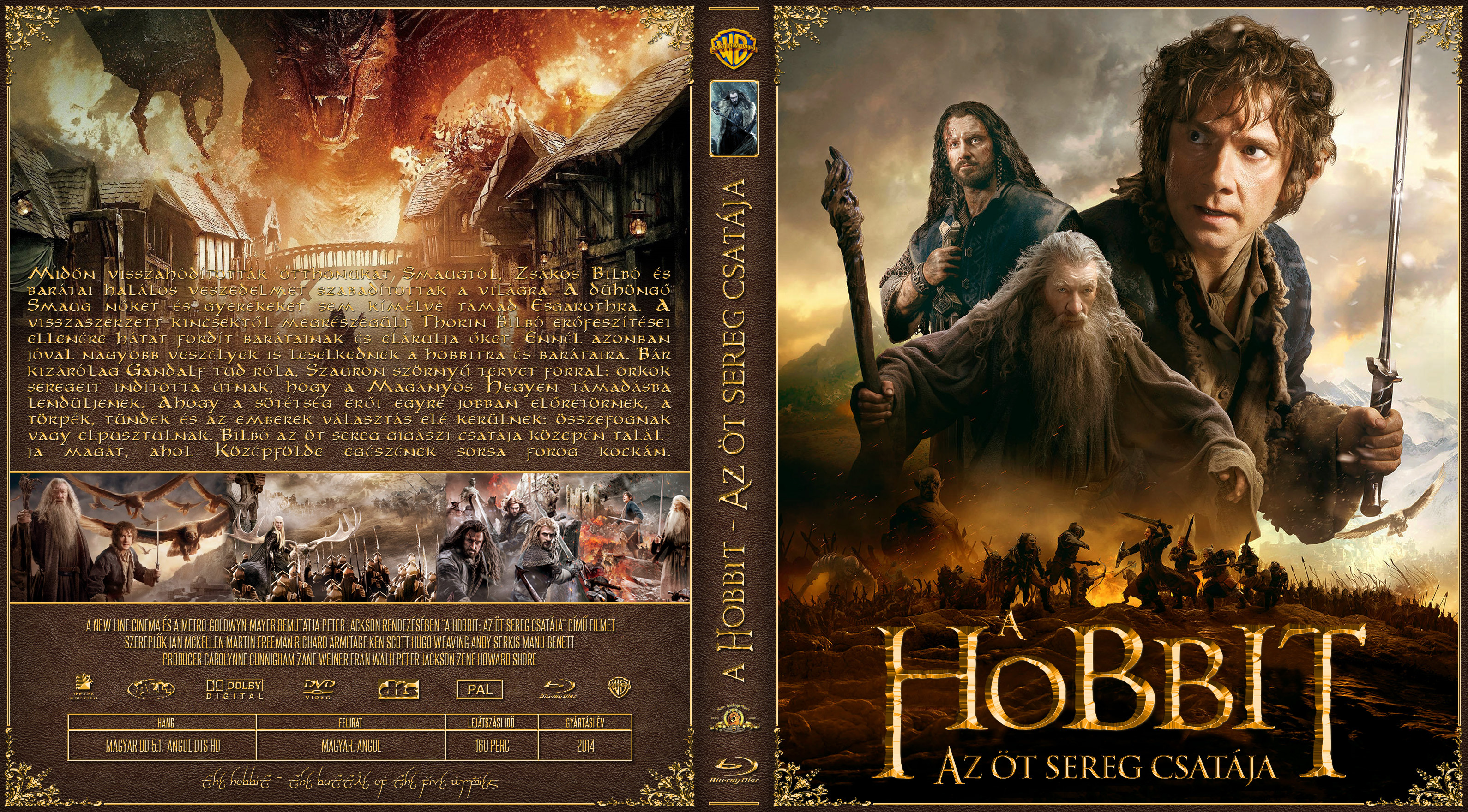 Coversclub Magyar Blu Ray Dvd Boritok Es Cd Boritok Klubja A Hobbit Az Ot Sereg Csataja Grisa