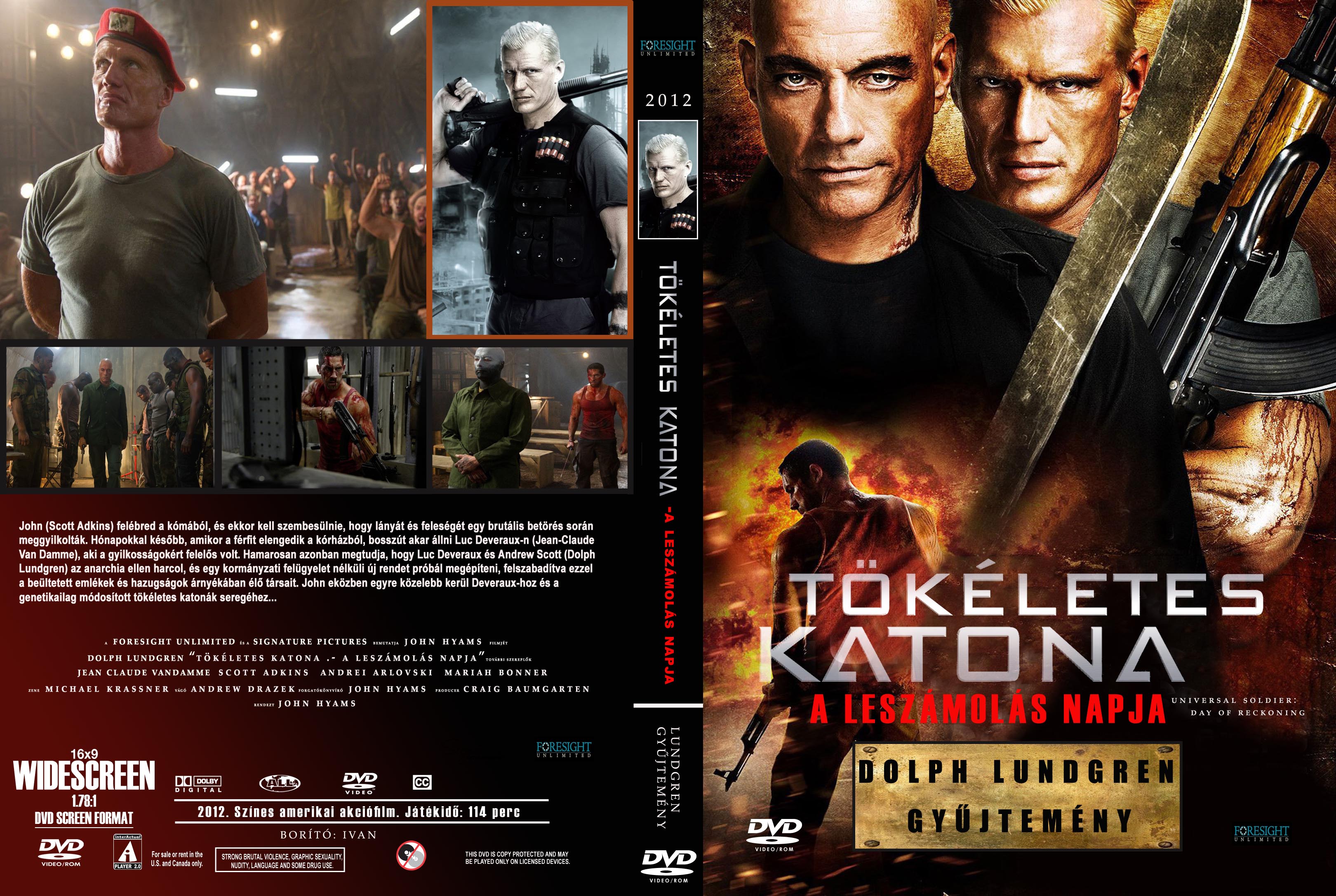 Coversclub Magyar Blu Ray Dvd Boritok Es Cd Boritok Klubja Dolph Lundgren Gyujtemeny Tokeletes Katona A Leszamolas Napja Ivan