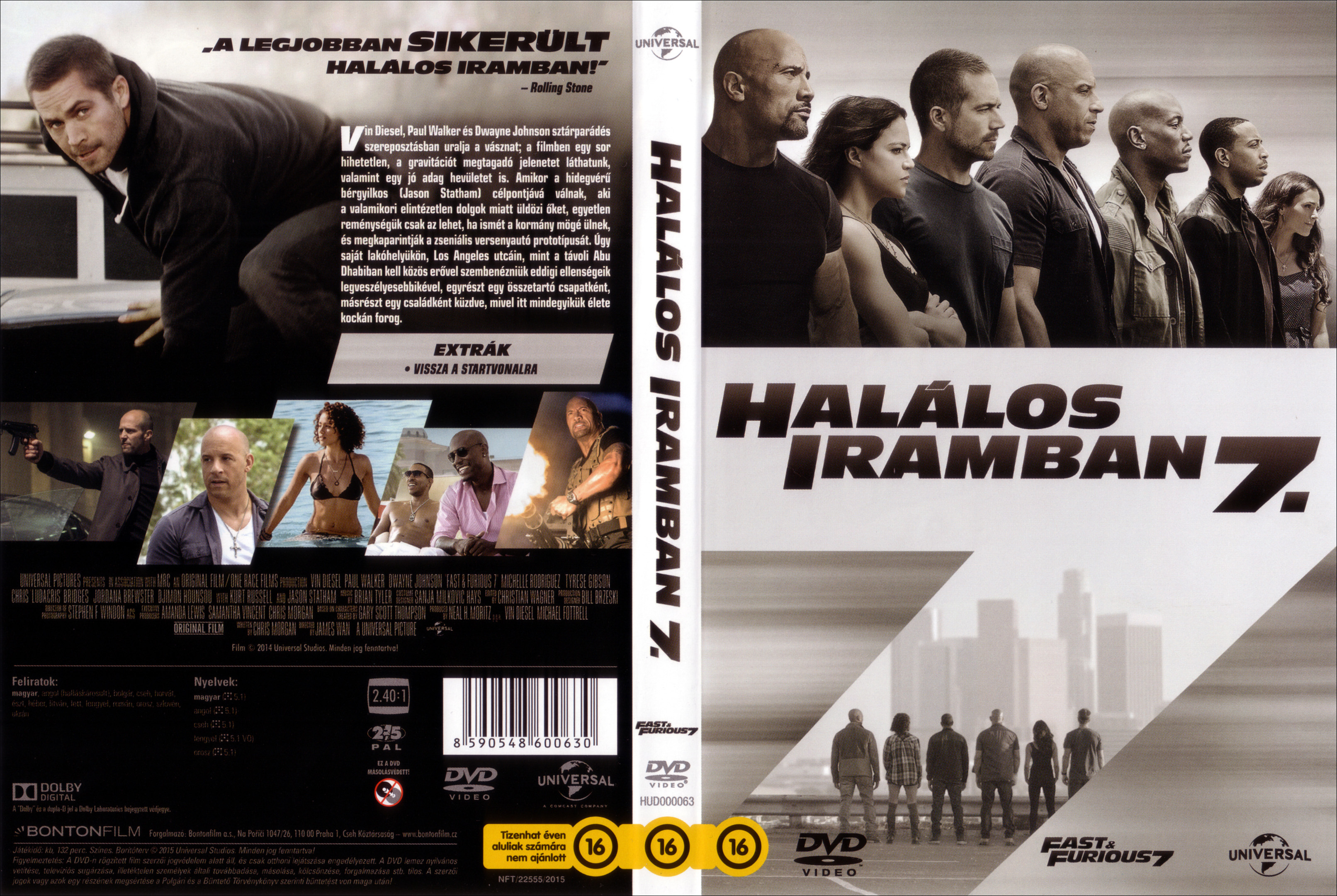 Coversclub Magyar Blu Ray Dvd Boritok Es Cd Boritok Klubja Halalos Iramban 7