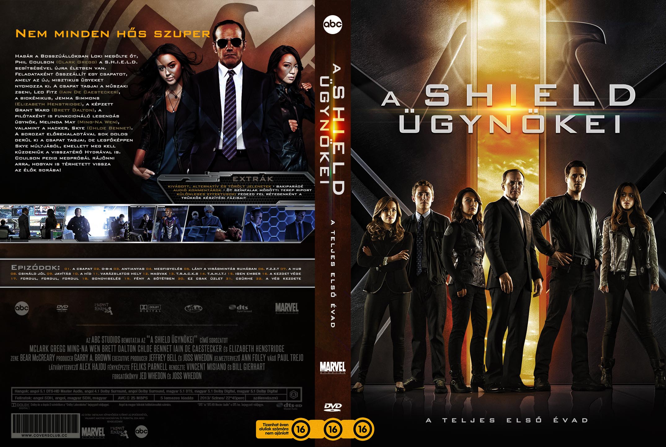 Coversclub Magyar Blu Ray Dvd Boritok Es Cd Boritok Klubja A Shield Ugynokei 1 Evad Oak79
