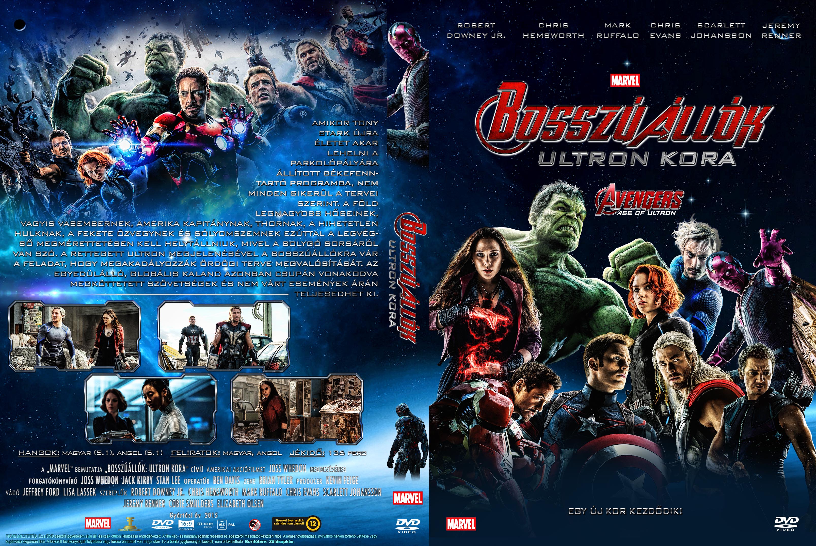 Coversclub Magyar Blu Ray Dvd Boritok Es Cd Boritok Klubja Bosszuallok Ultron Kora Zoldsapkas