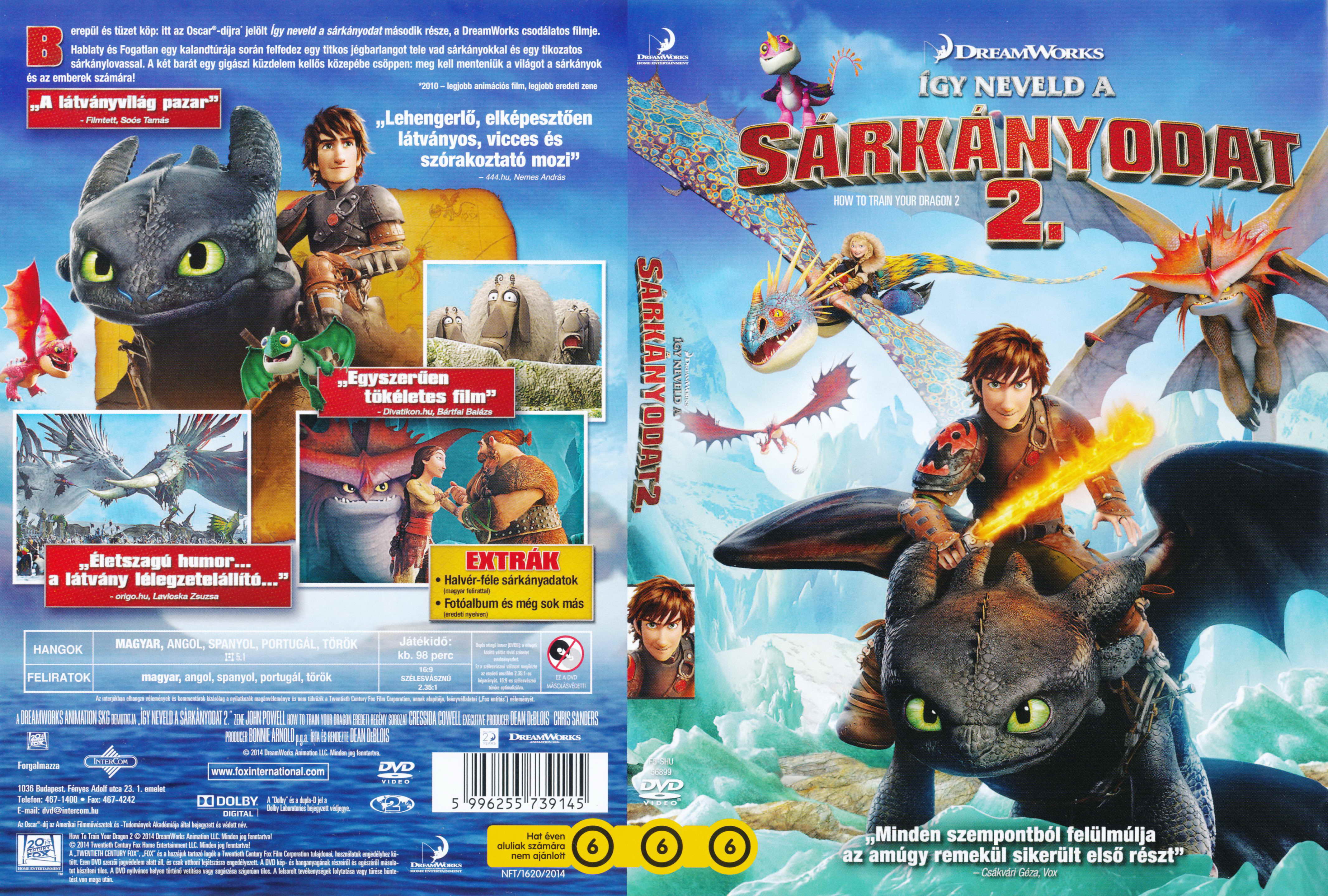 Coversclub Magyar Blu Ray Dvd Boritok Es Cd Boritok Klubja Igy Neveld A Sarkanyodat 2