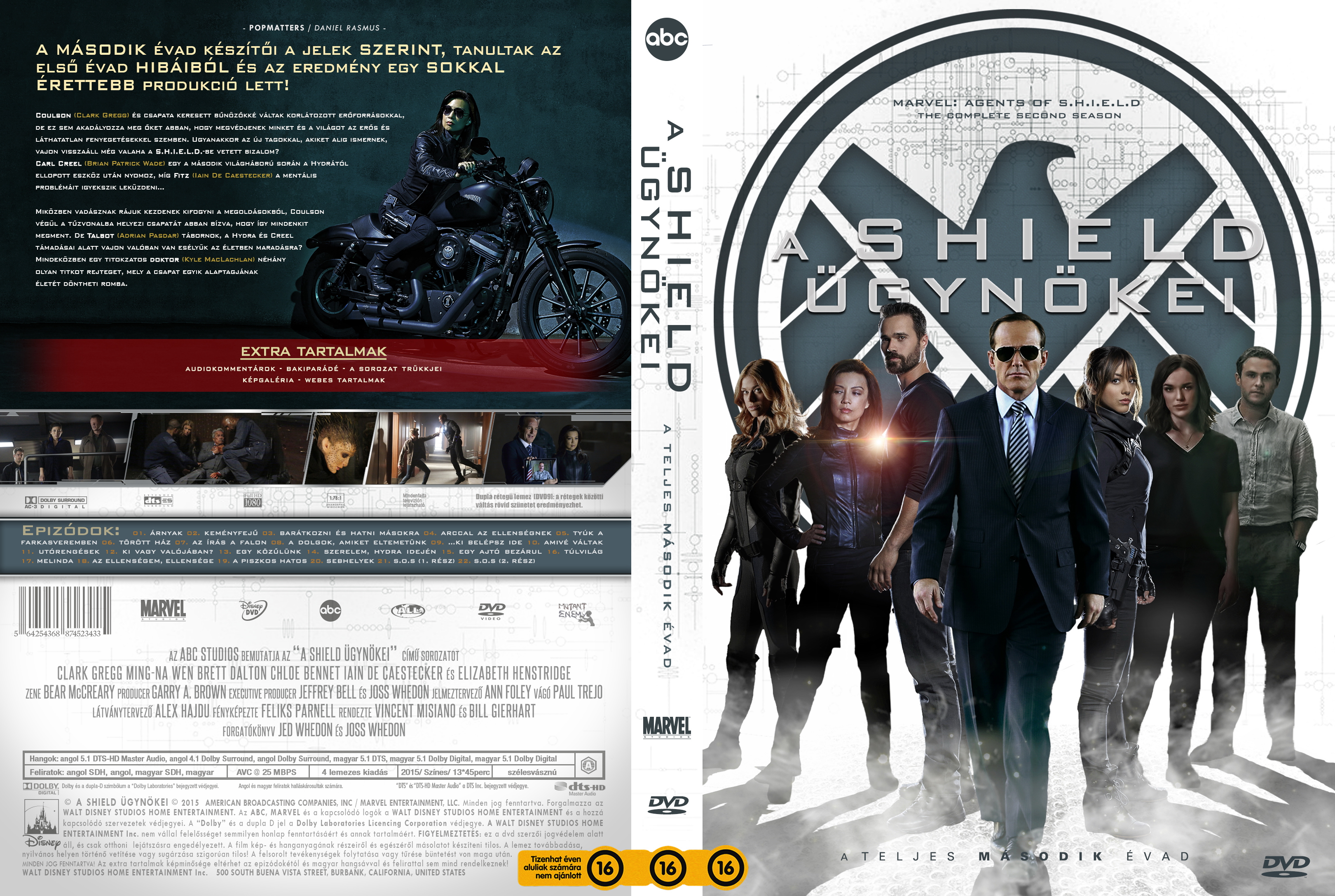Coversclub Magyar Blu Ray Dvd Boritok Es Cd Boritok Klubja A Shield Ugynokei 2 Evad Oak79