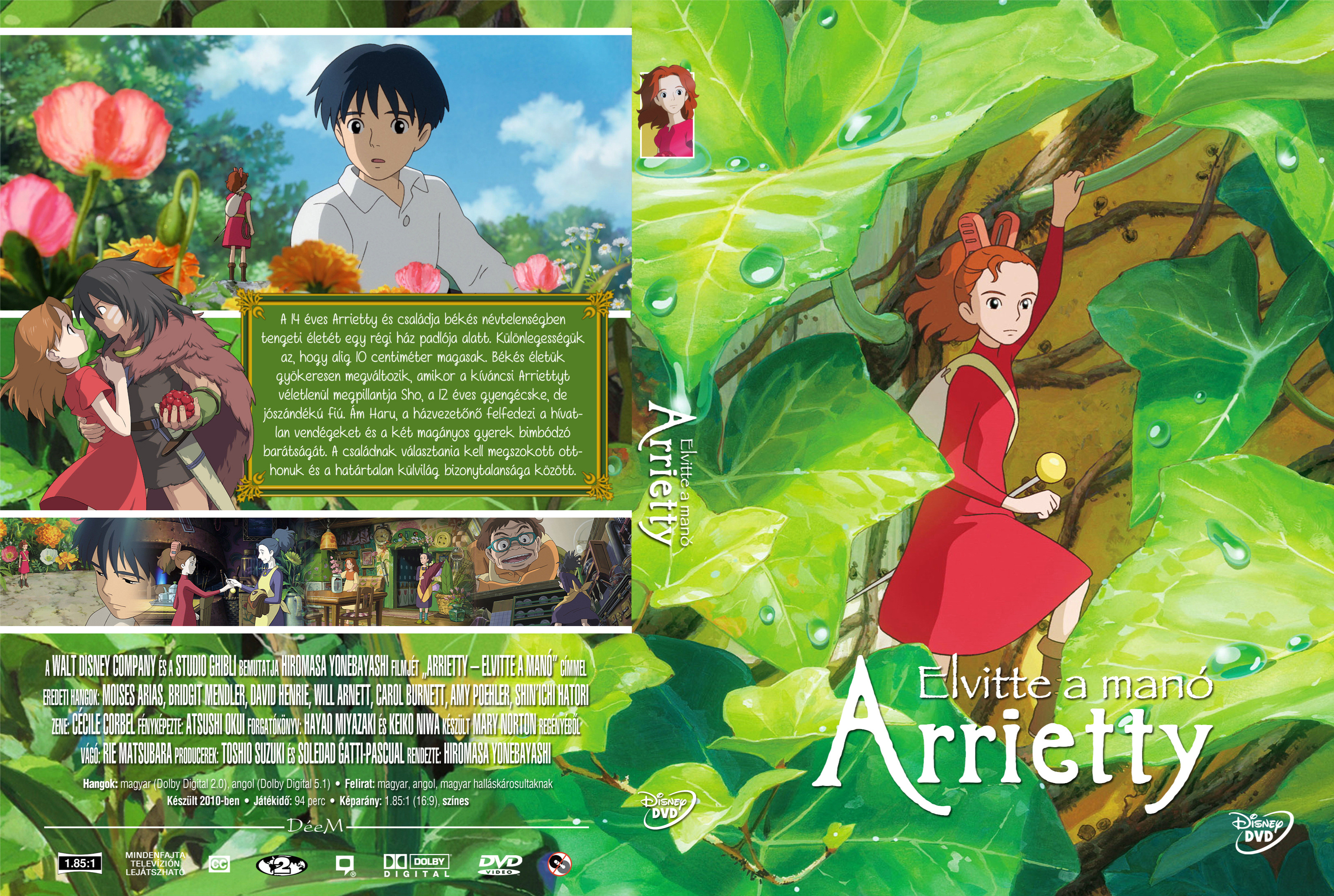 Coversclub Magyar Blu Ray Dvd Boritok Es Cd Boritok Klubja Arrietty Elvitte A Mano Deem