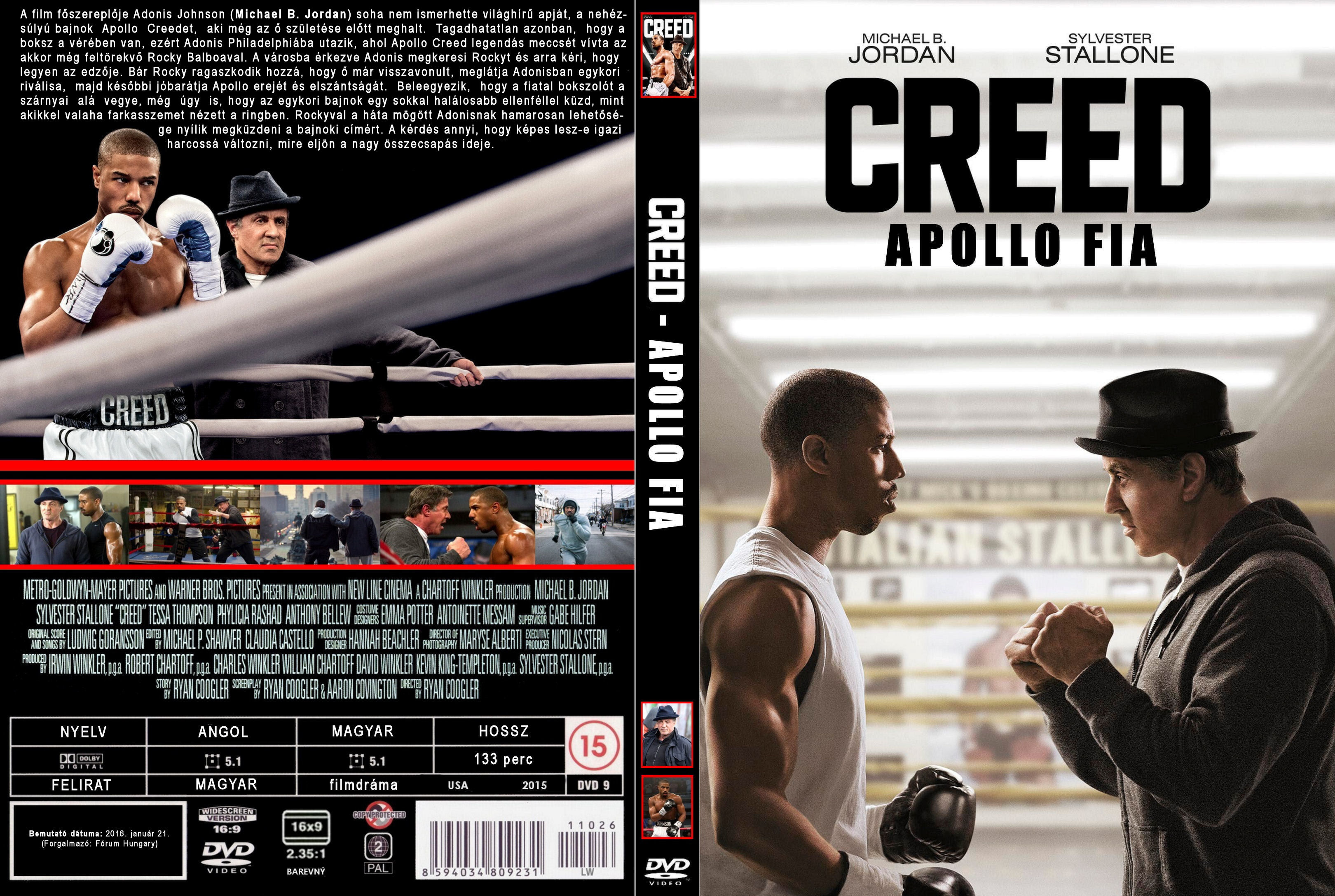 Coversclub Magyar Blu Ray Dvd Boritok Es Cd Boritok Klubja Creed Apollo Fia Hthlr