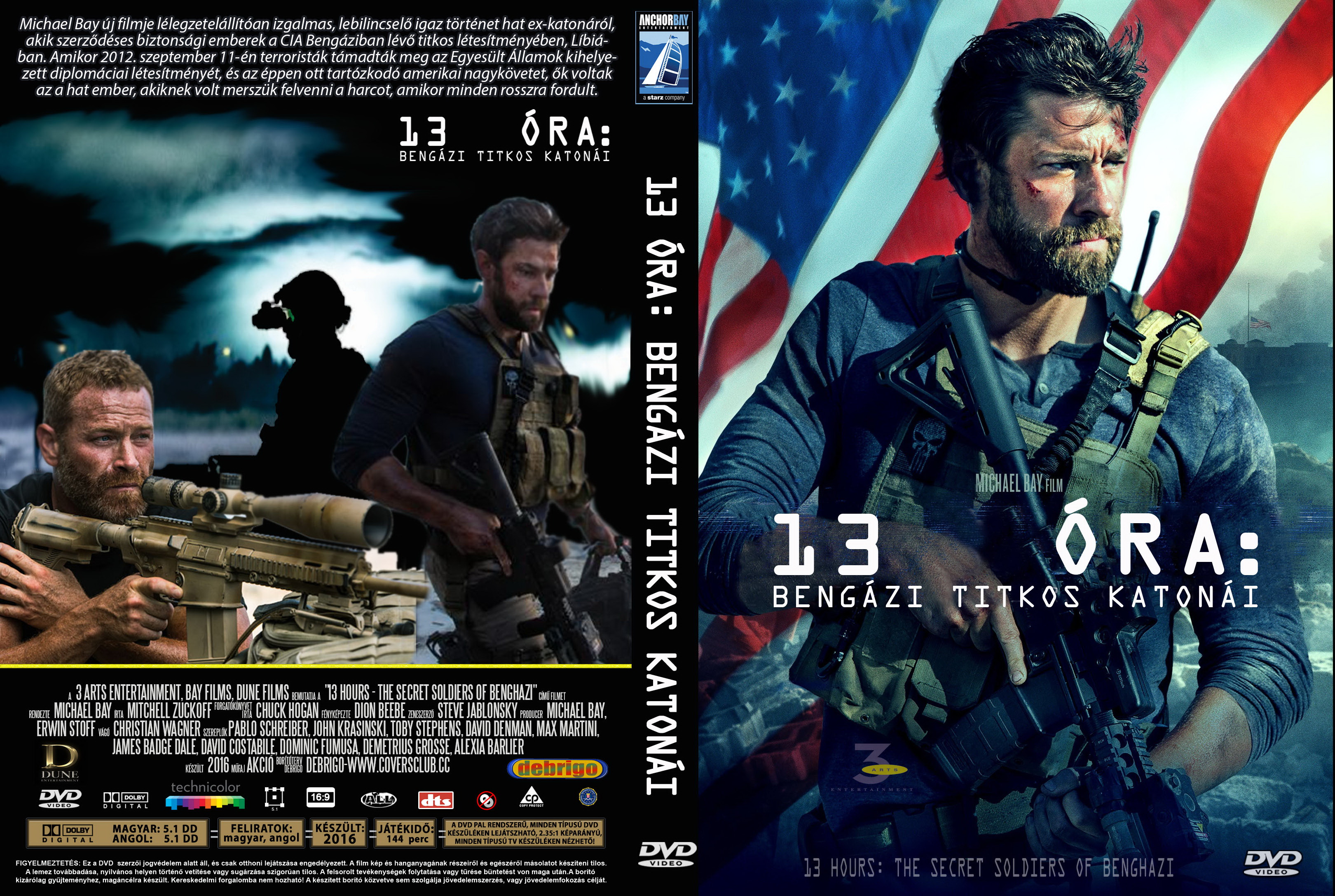Coversclub Magyar Blu Ray Dvd Boritok Es Cd Boritok Klubja 13 Ora Bengazi Titkos Katonai Debrigo