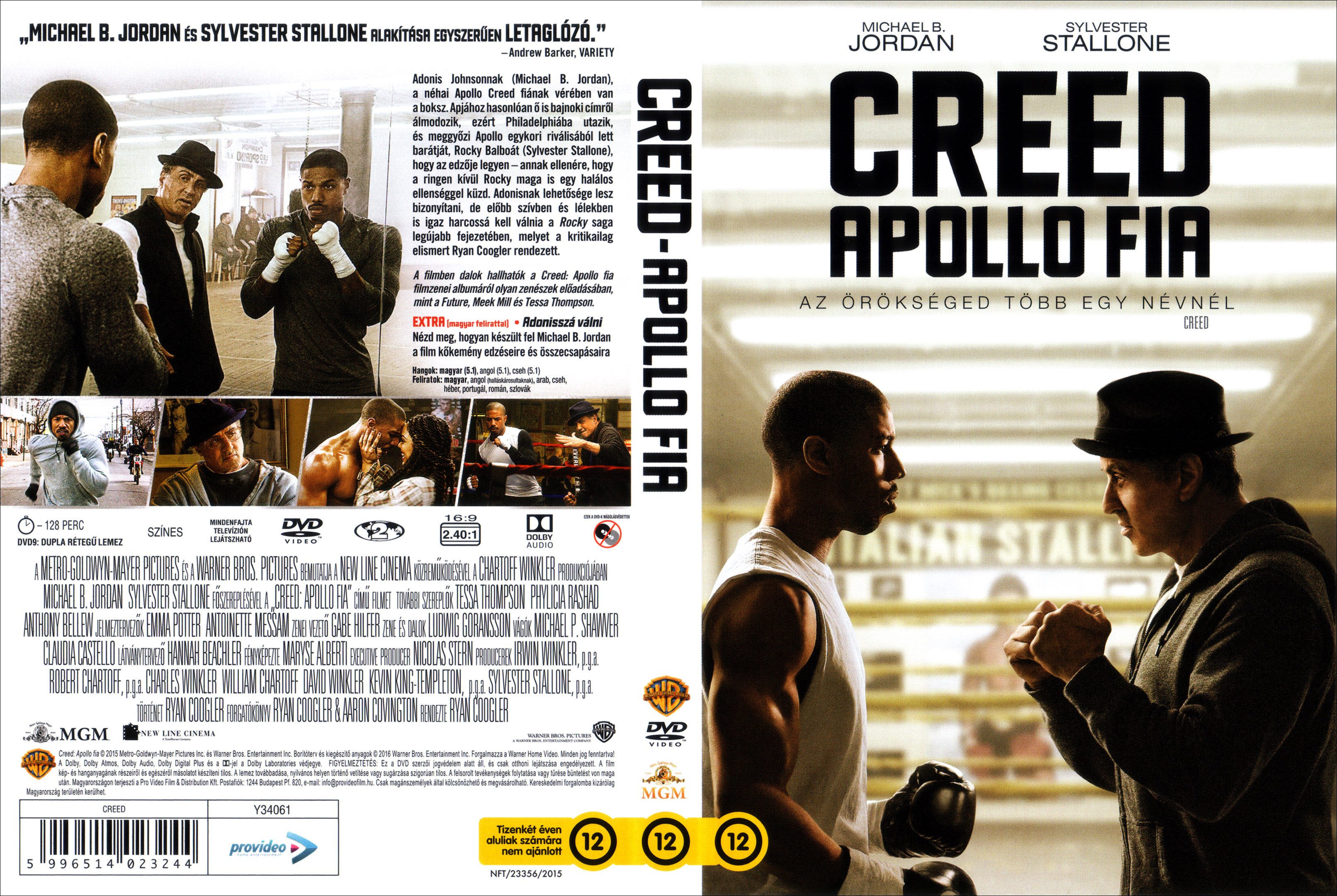 CoversClub Magyar Blu-ray DVD borítók és CD borítók klubja - Creed - Apollo fia