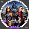 X-Men - Apokalipszis (aniva) DVD borító CD1 label Letöltése