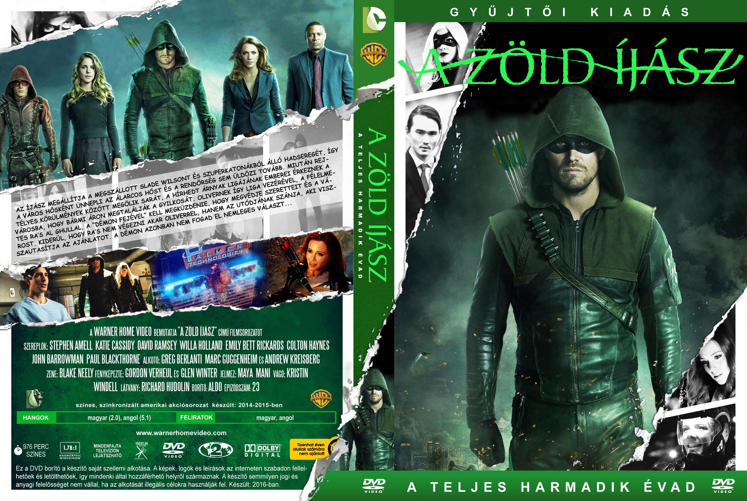 Coversclub Magyar Blu Ray Dvd Boritok Es Cd Boritok Klubja A Zold Ijasz 3 Evad Aldo