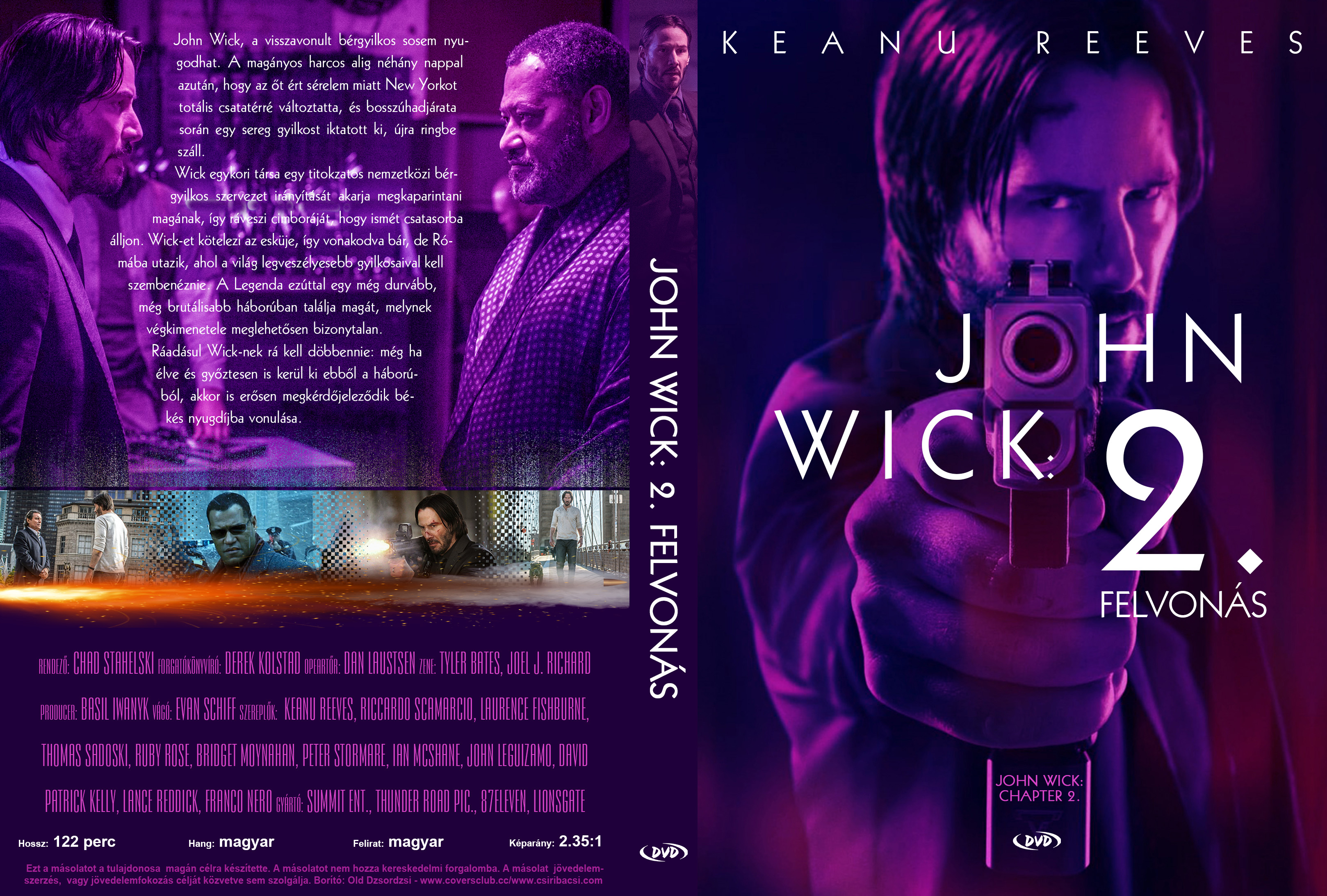 Coversclub Magyar Blu Ray Dvd Boritok Es Cd Boritok Klubja John Wick 2 Felvonas Old Dzsordzsi John Wick 2