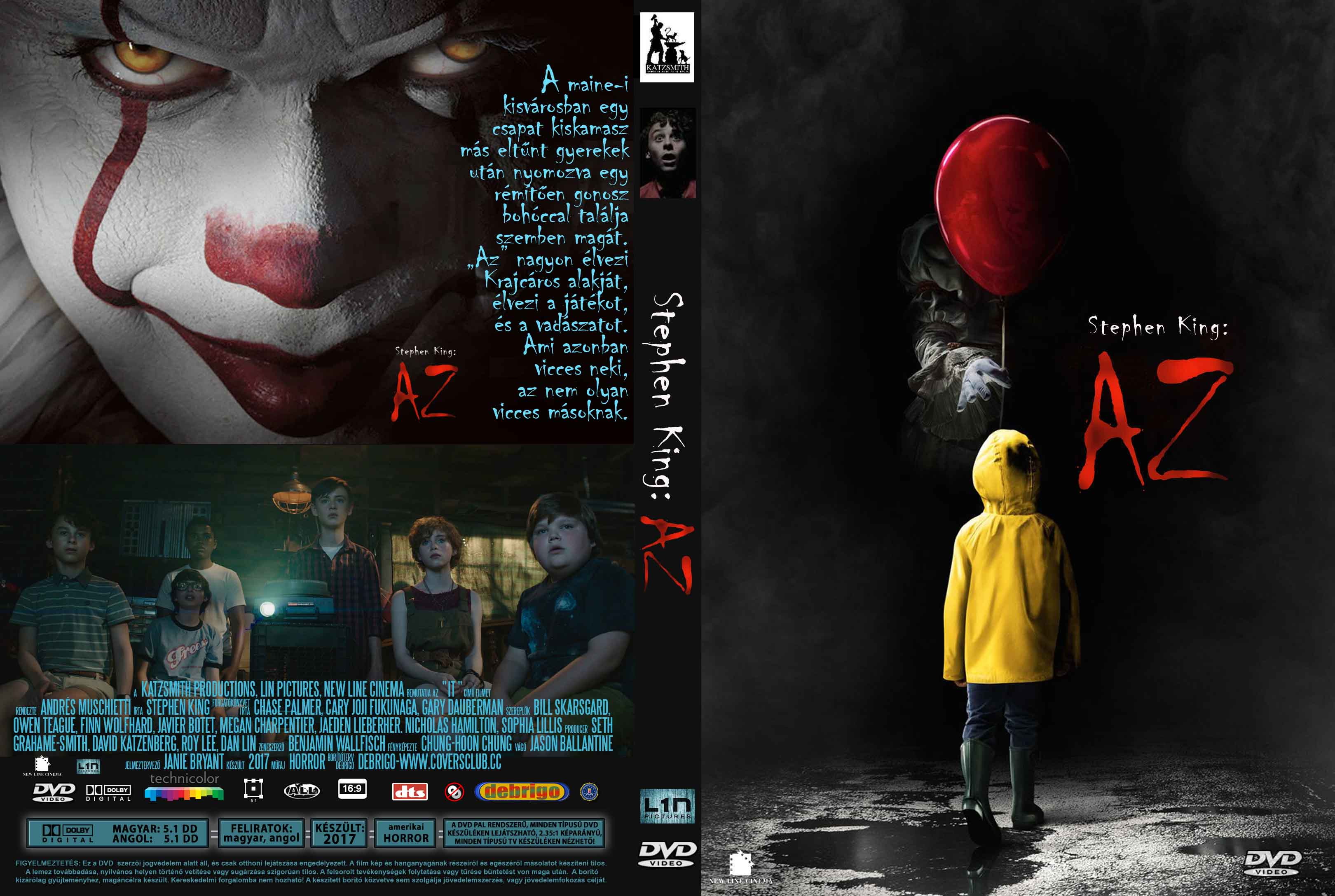 Coversclub Magyar Blu Ray Dvd Boritok Es Cd Boritok Klubja Stephen King Az 2017 Debrigo