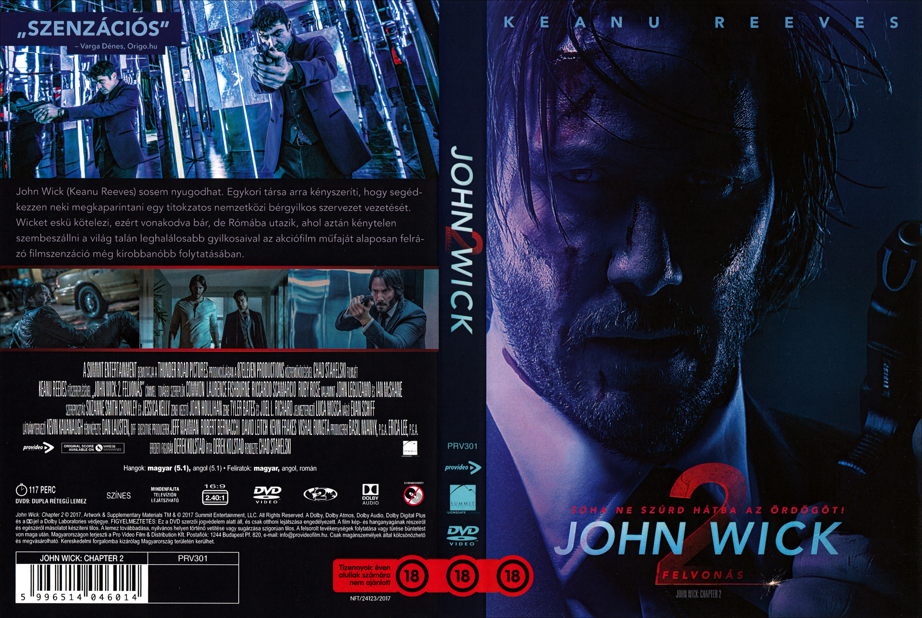 Coversclub Magyar Blu Ray Dvd Boritok Es Cd Boritok Klubja John Wick 2 Felvonas John Wick 2