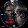 A majmok bolygója - Háború (2017) (taxi18) DVD borító CD1 label Letöltése