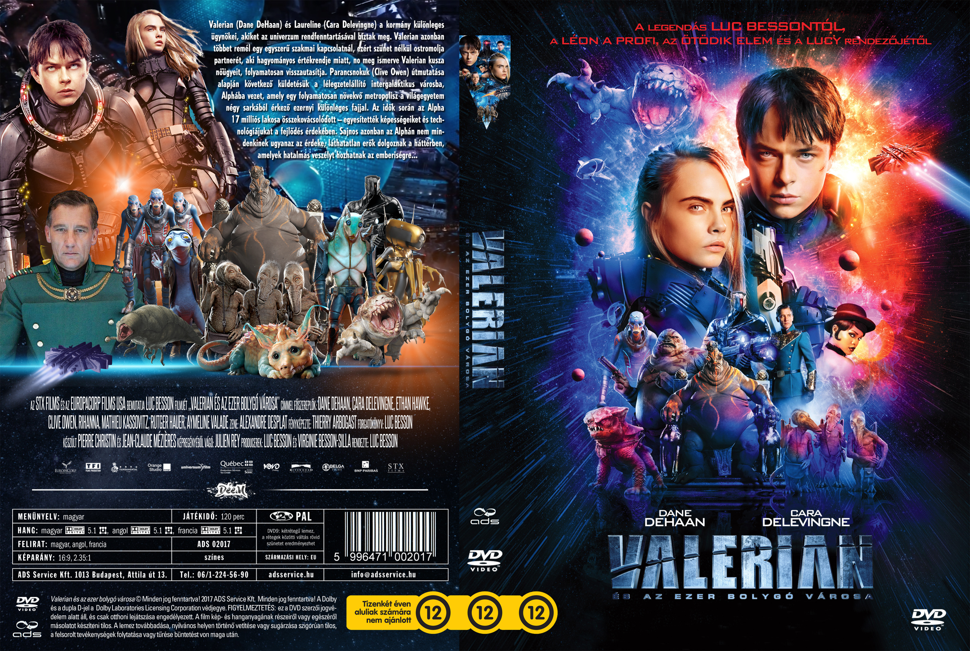 Coversclub Magyar Blu Ray Dvd Boritok Es Cd Boritok Klubja Valerian Es Az Ezer Bolygo Varosa Deem