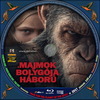 A majmok bolygója - Háború DVD borító CD1 label Letöltése