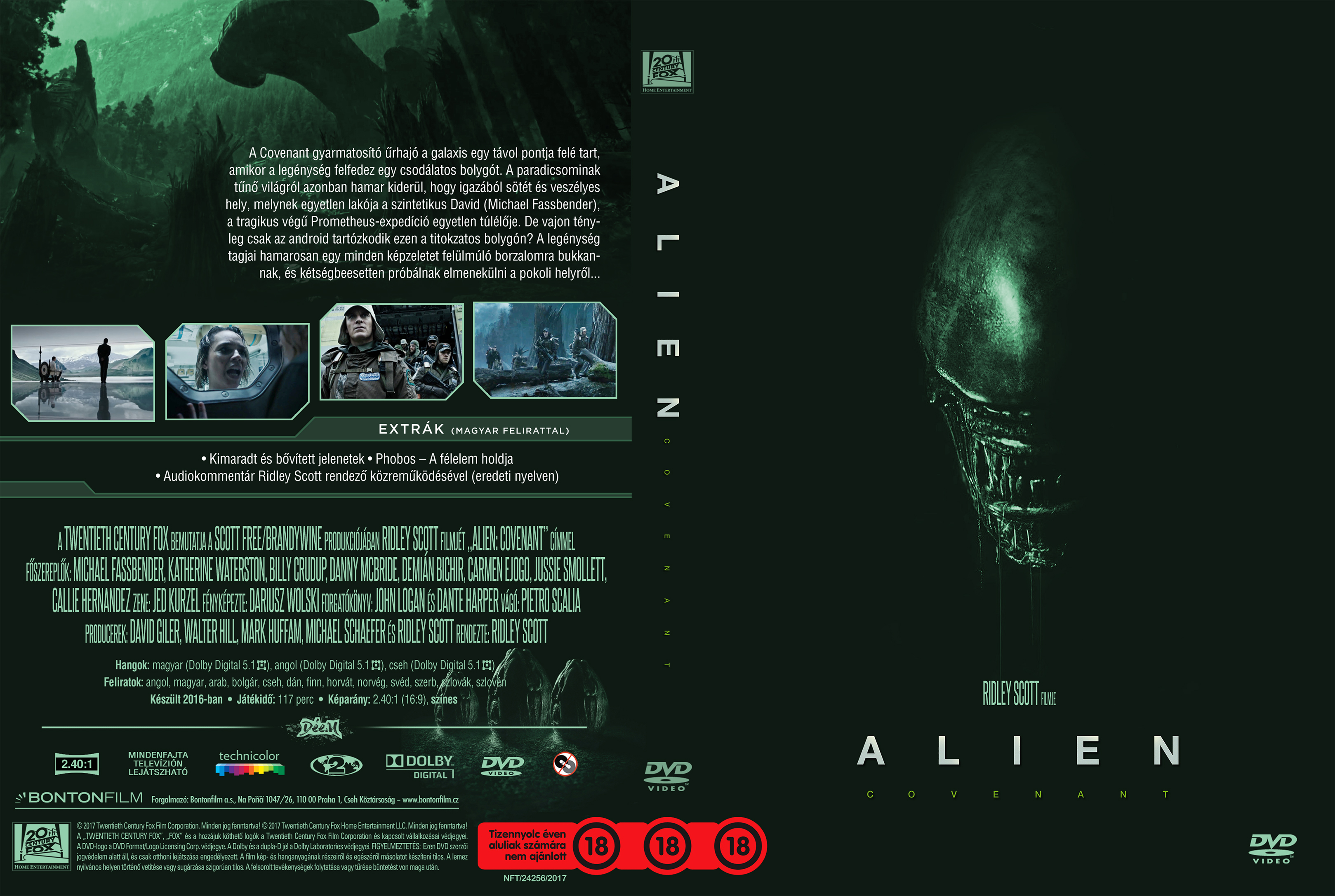 alien covenant dvd magyar szotar