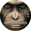 A majmok bolygója (trilógia) DVD borító CD1 label Letöltése