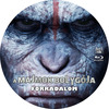 A majmok bolygója (trilógia) DVD borító CD2 label Letöltése