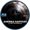Amerika Kapitány - A tél katonája DVD borító CD1 label Letöltése