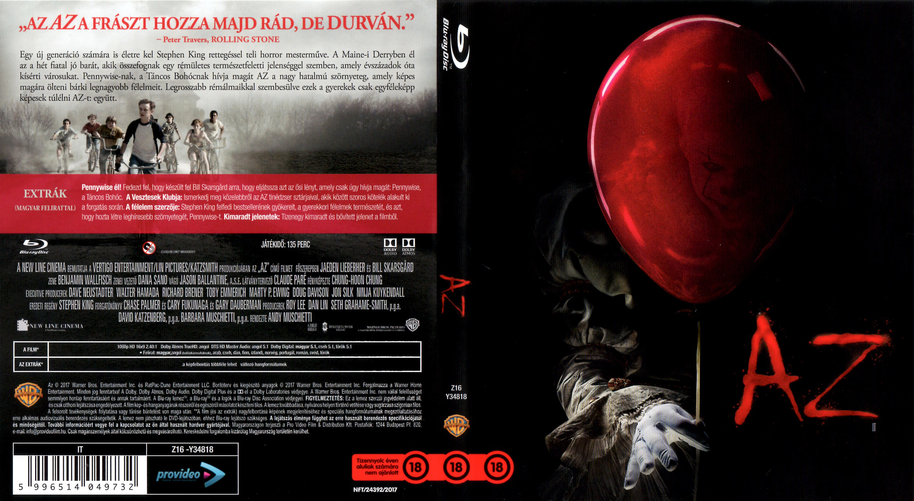 Coversclub Magyar Blu Ray Dvd Boritok Es Cd Boritok Klubja Stephen King Az 2017